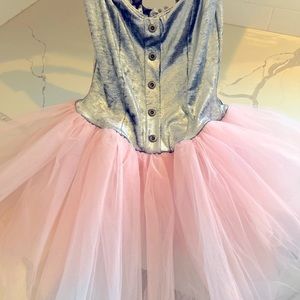 3 small- Ballerina Degas pink and silver tutu costume